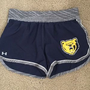 UNC bears under armour shorts size M